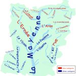 Réseau hydrographique de Mayenne