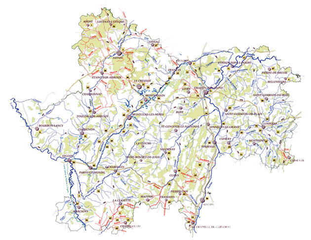 71 saone et loire plan